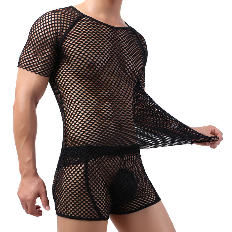 Mesh See-Through Shirts