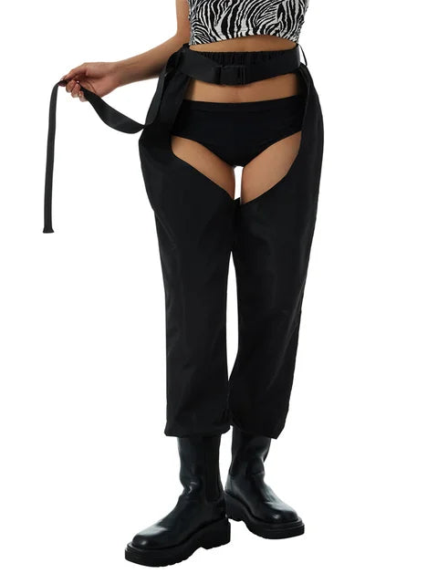 Buckle Bottomless Pants