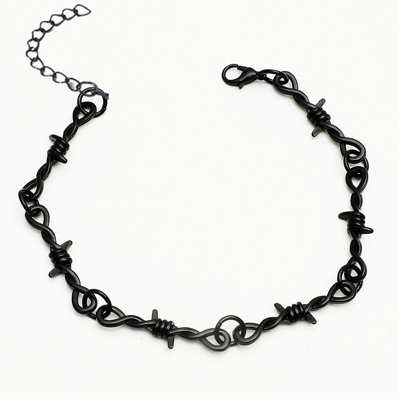 Iron Black Bracelet Necklace
